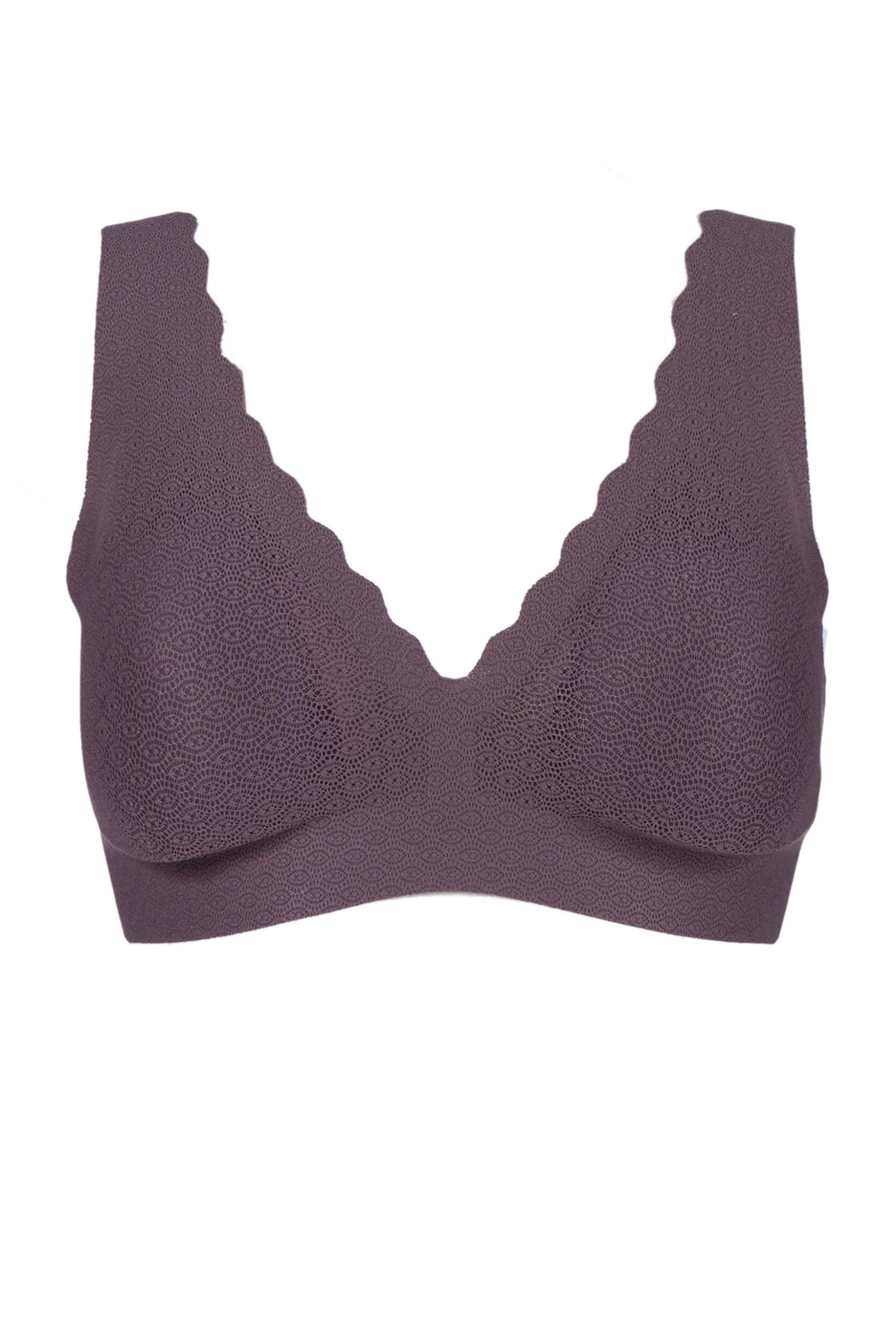1 Pack Kaluha Zero Feel Seamfree Lace Bralette Ladies Small - Sloggi