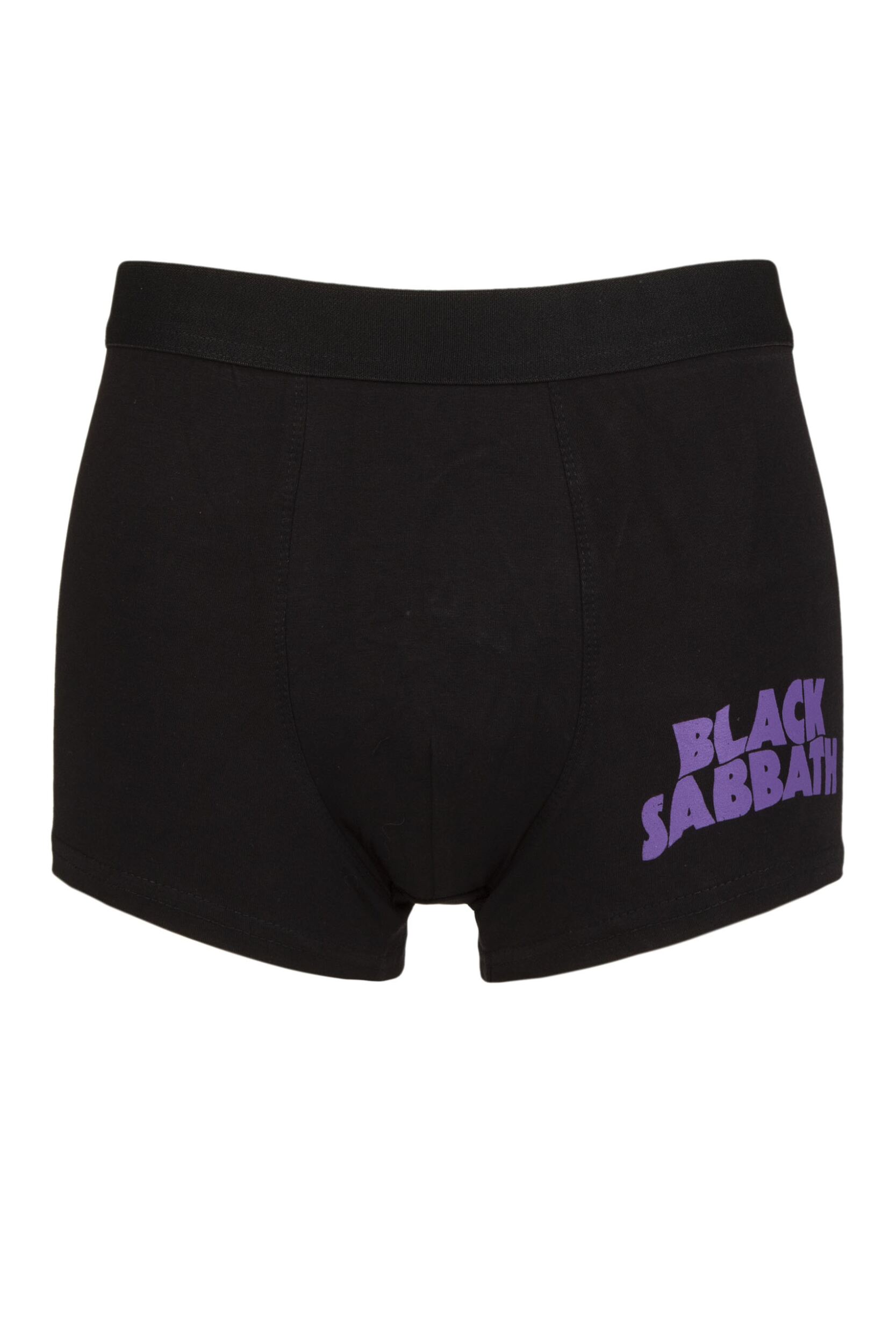 SOCKSHOP Music Collection 1 Pack Black Sabbath Boxer Shorts Black Extra Large