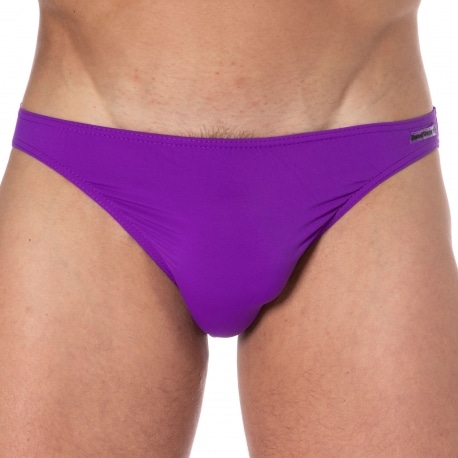 Sweet Banana Technicolors Swim Briefs - Purple