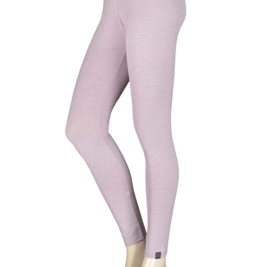 Women's 1 Pack SOCKSHOP Heat Holders 0.44 TOG Bottoms Lilac Blush Marl M