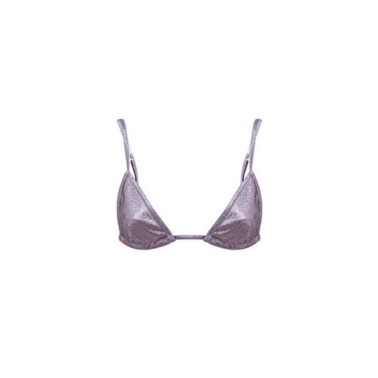Tom Ford Women's Triangle Bikini Top Underwear in Purple | Size: 36