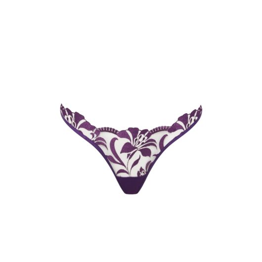 Bluebella Leonora Brief Acai Purple/Sheer - 10