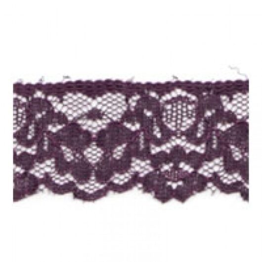 Essential Trimmings Nylon Lace Trim Purple