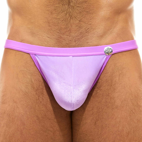 Modus Vivendi Pure Velvet Tanga Swim Briefs - Lavender
