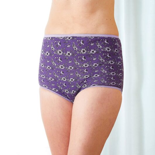 Pack Of 6 Lilac Mix Cotton Briefs 10