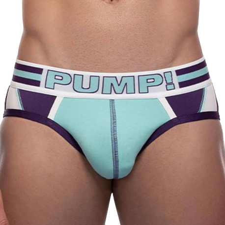 Pump! Sportboy Activate Briefs - Teal - Purple