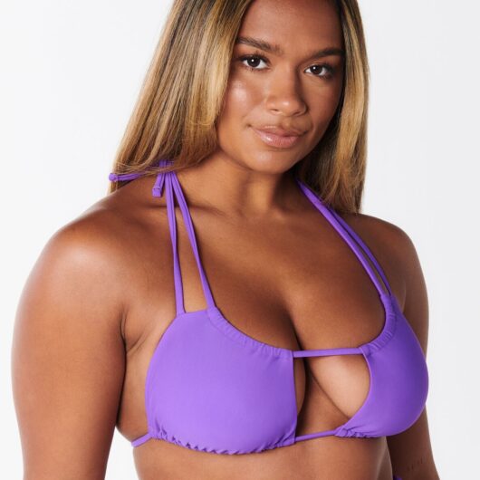 Boux Avenue Paros cut out bikini top - Purple - 06